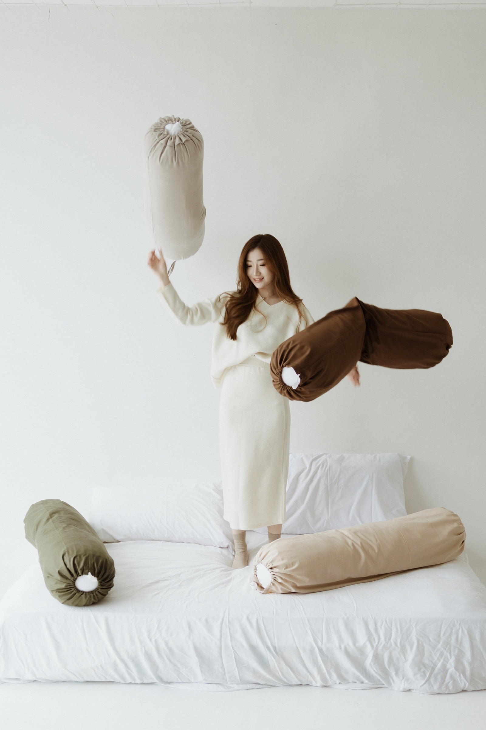 Koalu body pillow lifestyle photo, inspired by Indonesian sleep tradition